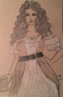 Beautiful Irish barmaid